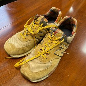 New Balance 574 in Corduroy and Plaid Workwear/Jupiter Size 13